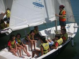 Segeln in Spanien Eltern und Kinder