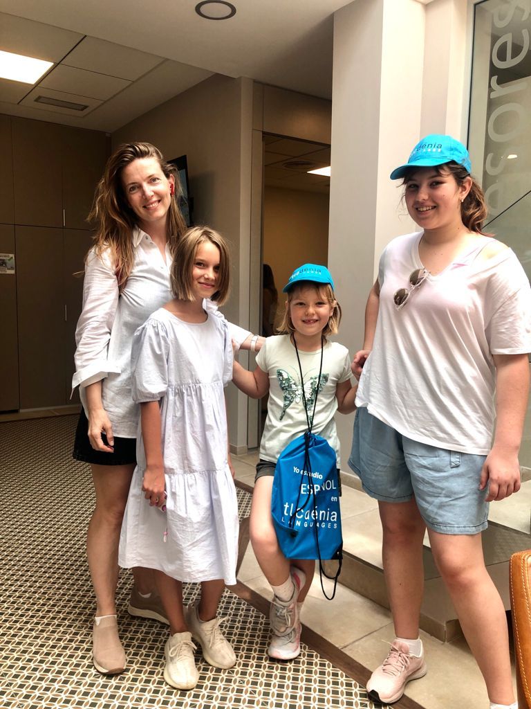 Famieln Spanischkurs am Meer