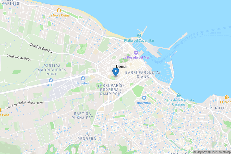 TLC Denia - Open Street Map