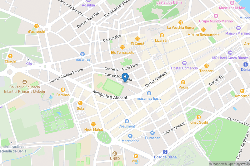 TLC Denia - Open Street Map